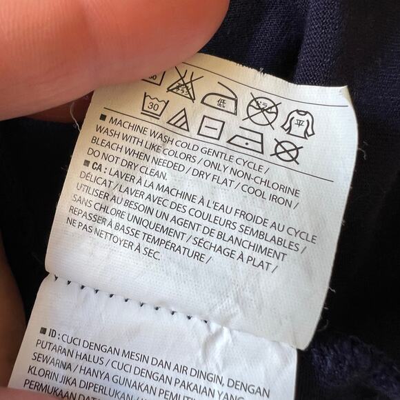 Old Navy Womens Blouson Dress Sleeveless Scoop Neck Knee Length Navy Blue Large - Picture 11 of 11